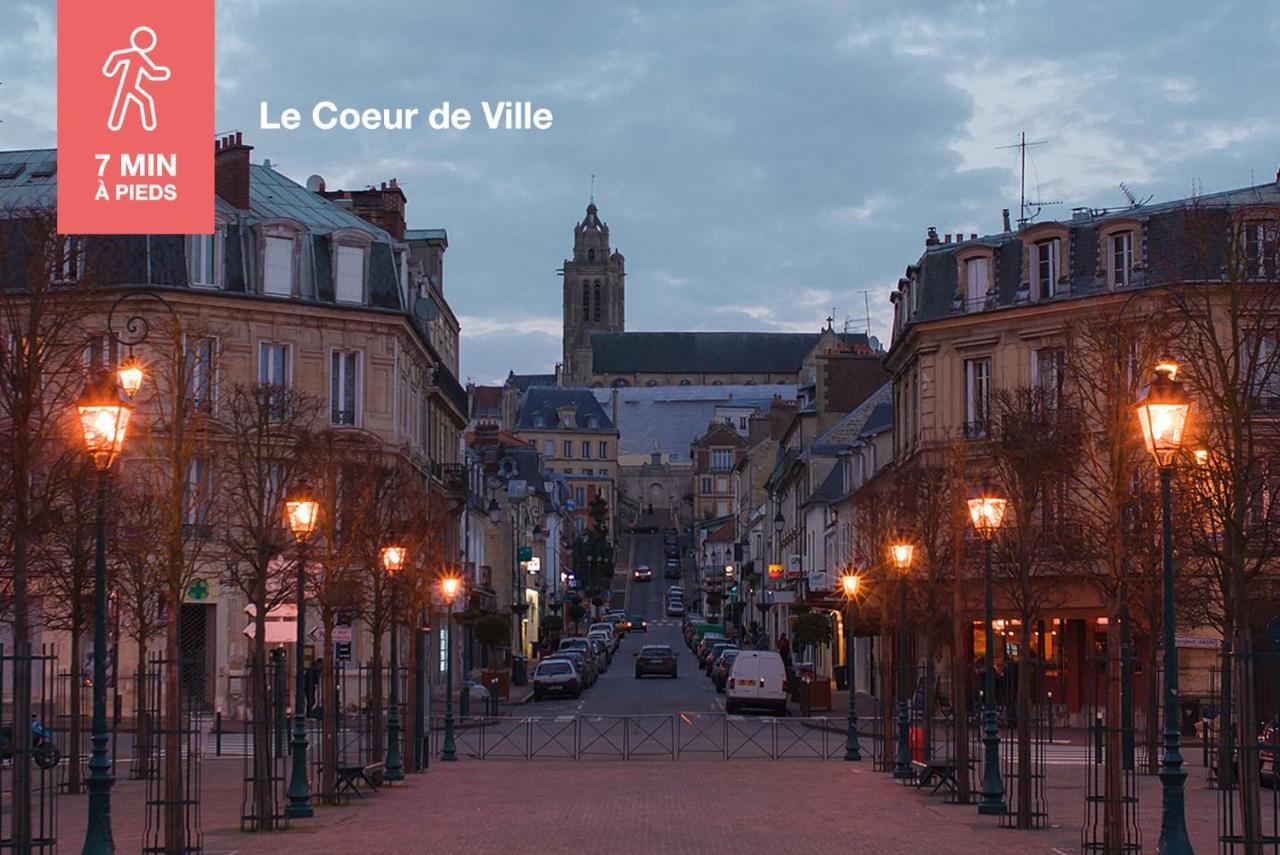 Apartmán Studio Cosy En Plein Coeur Historique De Pontoise Exteriér fotografie